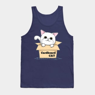 cardboard little cat Tank Top